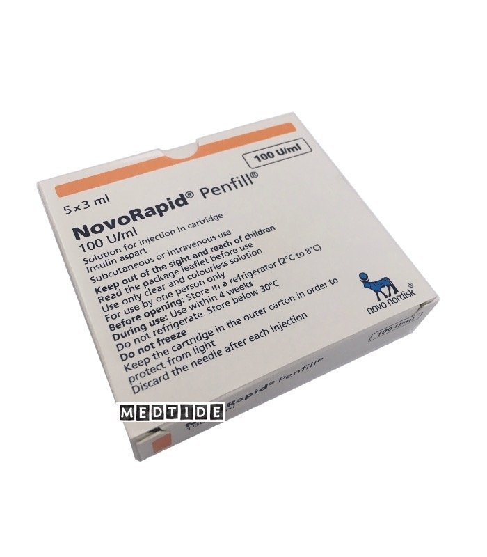 Insulin_NovoRapid_Penfill_Novolog_Medtide