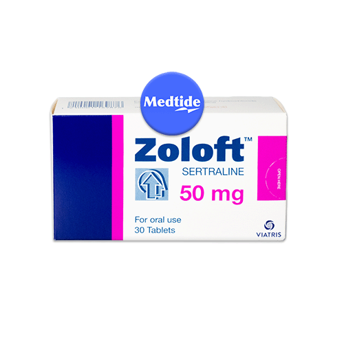 ยารักษาโรคซึมเศร้า Sertraline Zoloft 50 mg Pfizer - Viatris