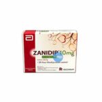Zanidip 10 contains 10 mg lercanidipine also called ซานิดิพ 10 in Thai