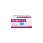 Atenolol Prenolol 50 mg box เพร็นนอลอล