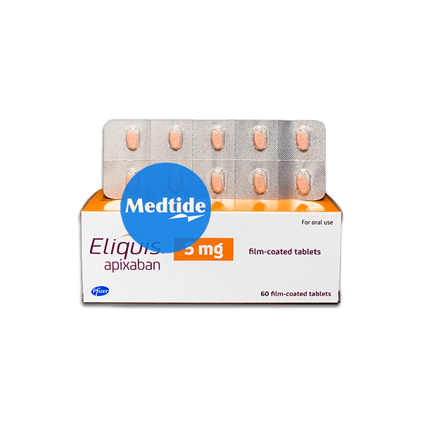 ยาละลายลิ่มเลือดหรือยาต้านเกล็ดเลือด (anticoagulant) - eliquis 5 mg
