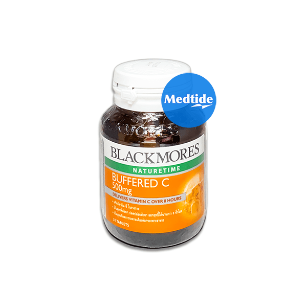 วิตามินซีแบลคมอร์ส 31 เม็ด - vitamin C (buffered C) blackmores 500 mg 31 tablets