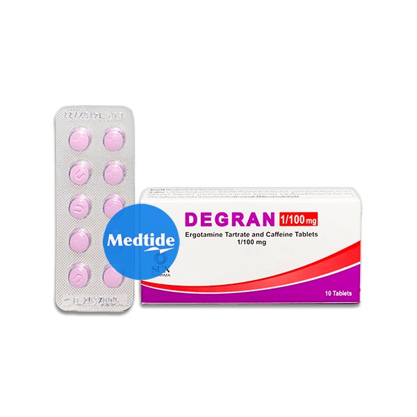 ยาแก้ปวดหัวไมเกรน Degran (ดีแกรน) ใช้แทนยา cafergot