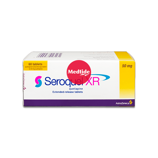 ยารักษาโรคซึมเศร้าเซโรเควล์ Seroquel XR 50 mg - extended release