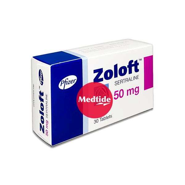 ยารักษาโรคซึมเศร้าโซลอฟท์ (Zoloft) 50mg