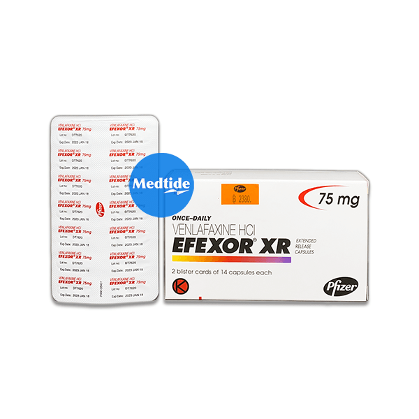 ยา Efexor XR 75 mg ยารักษาโรคซึมเศร้า (depression)