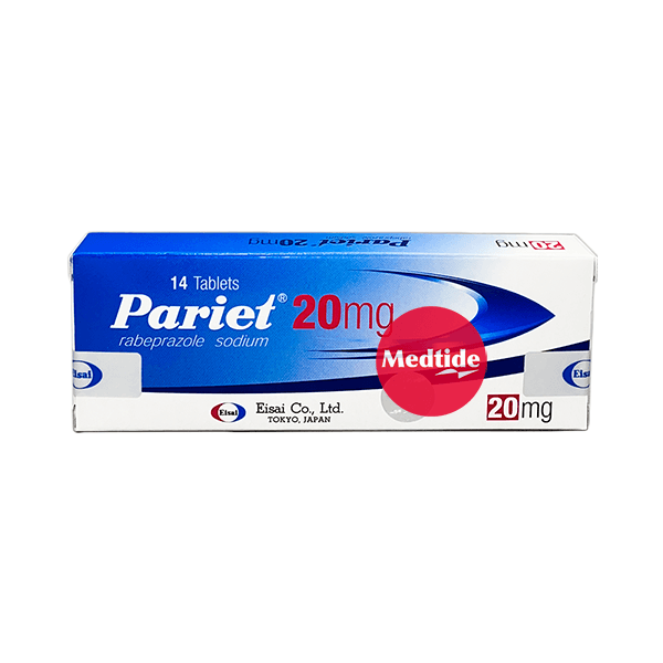 ยารักษาโรคกรดไหลย้อนและโรคกระเพาะ Pariet 20 mg