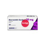 Atorvastatin Sandoz 20 mg alternative to lipitor