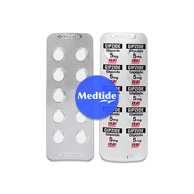 ยารักษาโรคเบาหวาน glipizide กิพไซด์ (gipzide) ขนาด 5 mg ใช้แทน minidiab