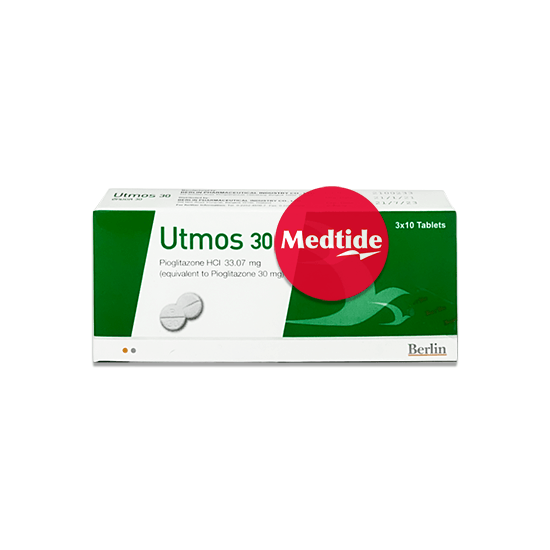 ยารักษาโรคเบาหวาน utmos 30 mg ใช้แทนยา actos (pioglitazone) 30 mg