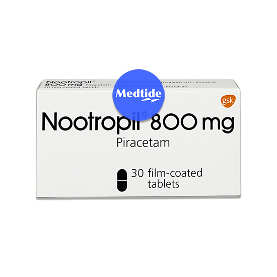 ยารักษาโรคสมาธิสั้นและความจำเสื่อม ปรับการเคลื่อนไหวที่ไม่ปกติ Nootropil (piracetam) 800 mg