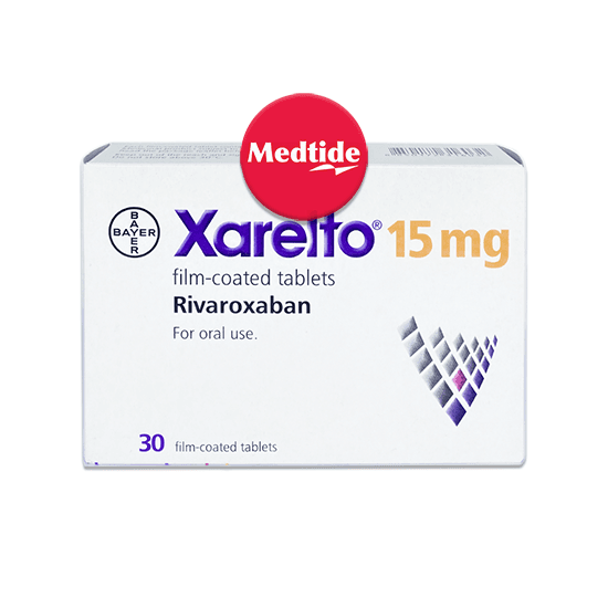 ยาละลายลิ่มเลือด Xarelto (rivaroxaban) ขนาด 15 mg