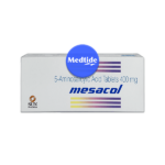 ยาลดการอักเสบ mesalamine หรือ 5-aminosalicylic acid (5-ASA) ชื่อการค้า mesacol ขนาด 400 mg