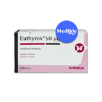 Levothyroxine Euthyrox 50 mcg 100 tablets