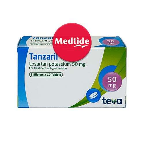 ยารักษาโรคความดันโลหิตสูง Tanzaril 50 mg
