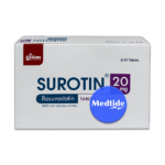 ยาลดไขมันซูโรติน (surotin) 20 mg ใช้แทนยา rosuvastatin sandoz, crestor และ vivacor ได้