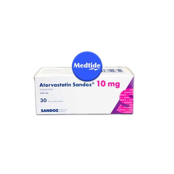Atorvastatin Sandoz 10 mg เมดไทด์