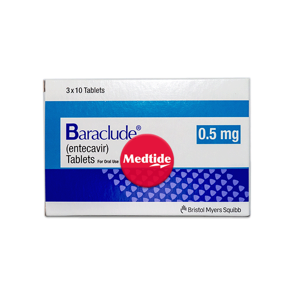 Entecavir Baraclude 0.5 mg ยารักษาโรคตับอักเสบ